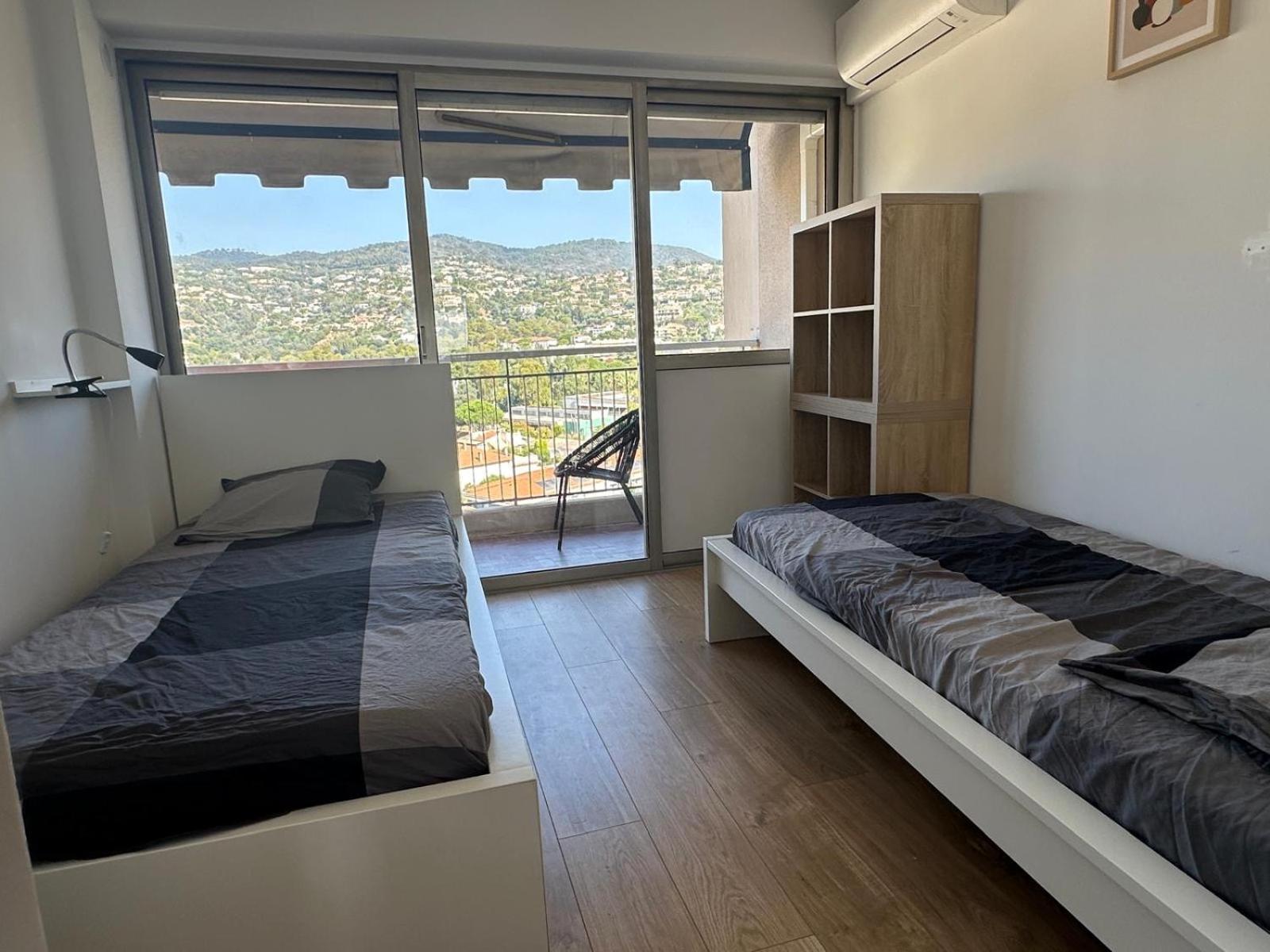 Appartement T3 De Standing Vue Mer Et Marina Mandelieu Dış mekan fotoğraf