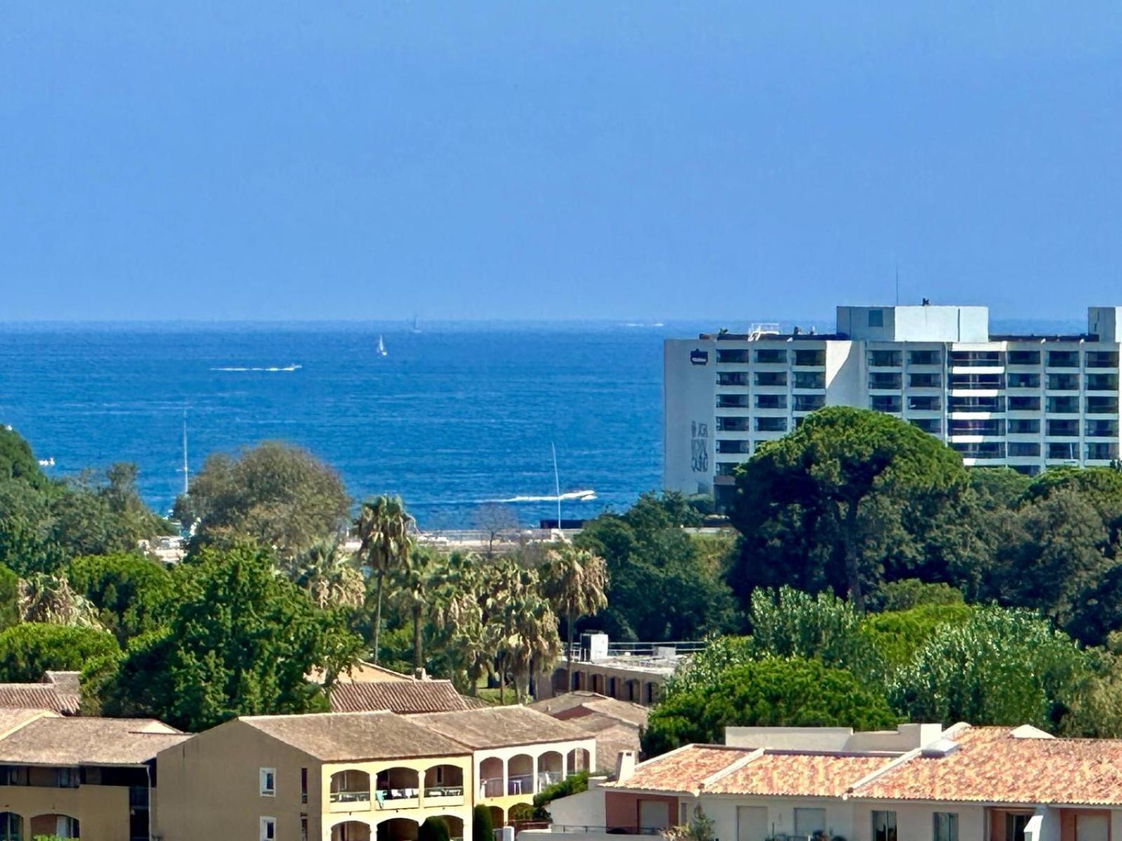 Appartement T3 De Standing Vue Mer Et Marina Mandelieu Dış mekan fotoğraf