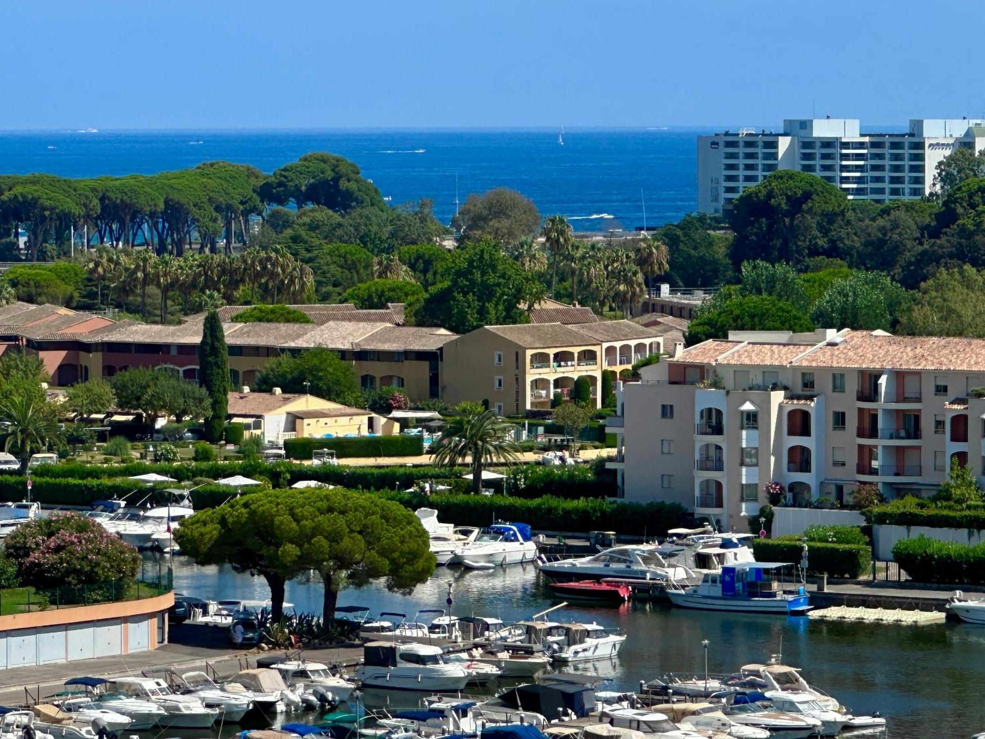 Appartement T3 De Standing Vue Mer Et Marina Mandelieu Dış mekan fotoğraf