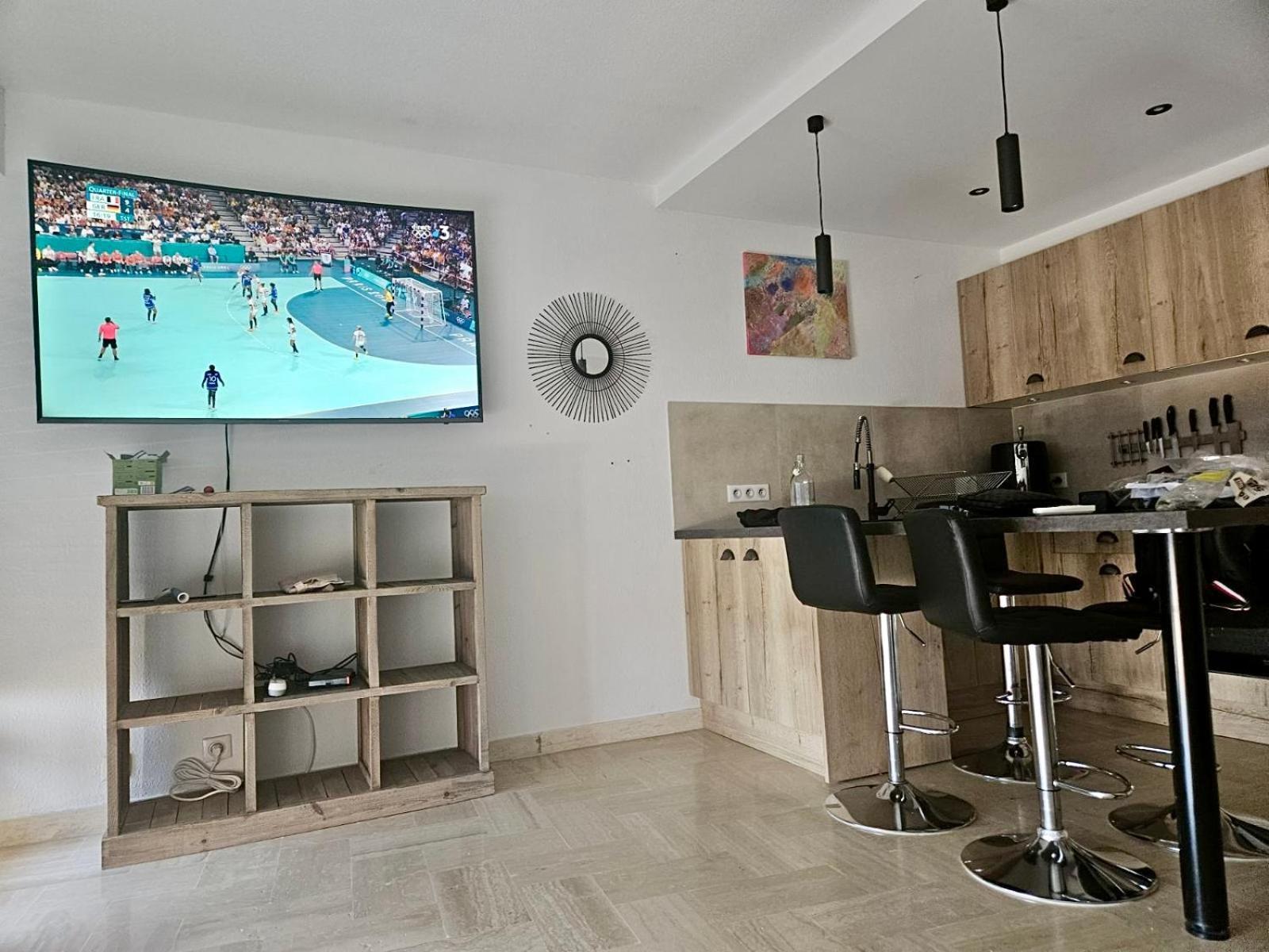 Appartement T3 De Standing Vue Mer Et Marina Mandelieu Dış mekan fotoğraf